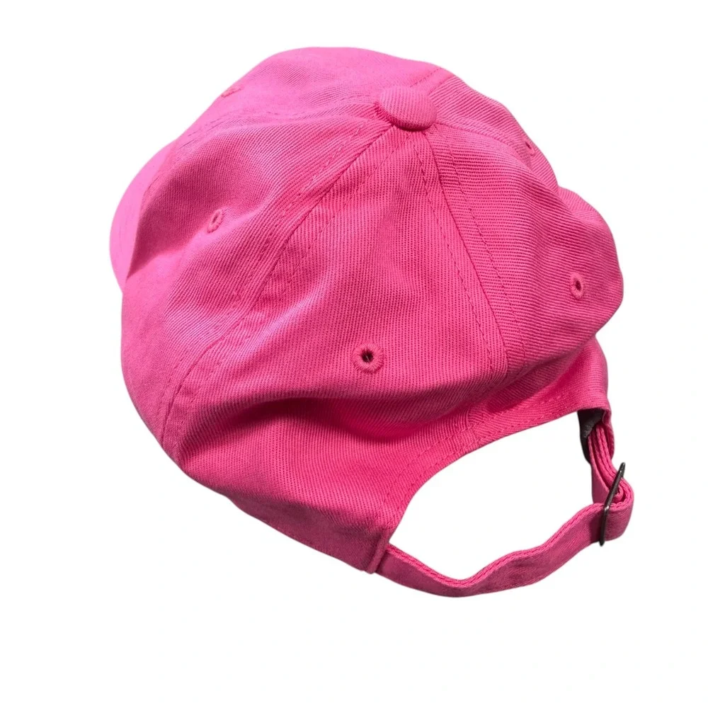 Adidas Girls Aeroready Pink Embroidered Logo Adjustable Hat Cap Size Youth